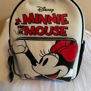 Disney Cream Canvas Backpack